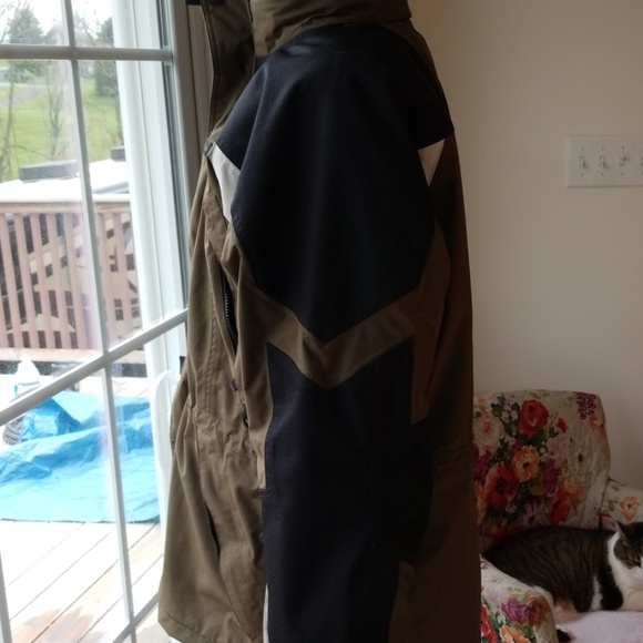 Warm Cabella's Layering Jacket Army Green & Black - Picture 2 of 8